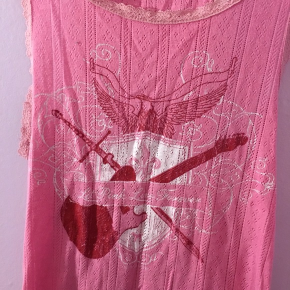 VINTAGE Y2K PINK tank - Picture 2 of 3
